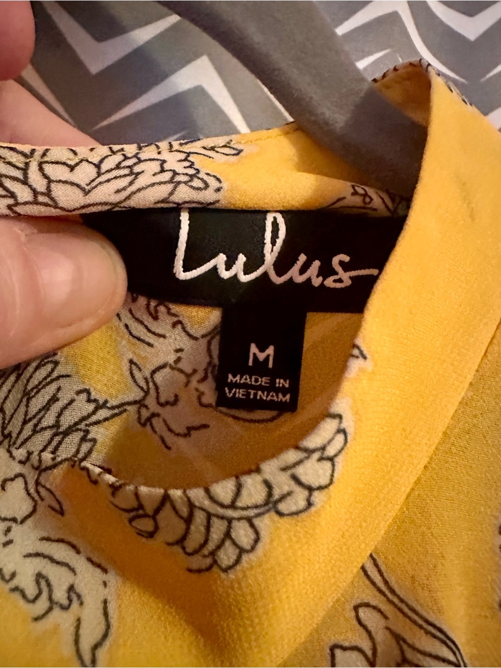 Lulus | Floral Dressed Up Mustard Yellow Floral Print Midi Dress, M - Picture 8 of 9